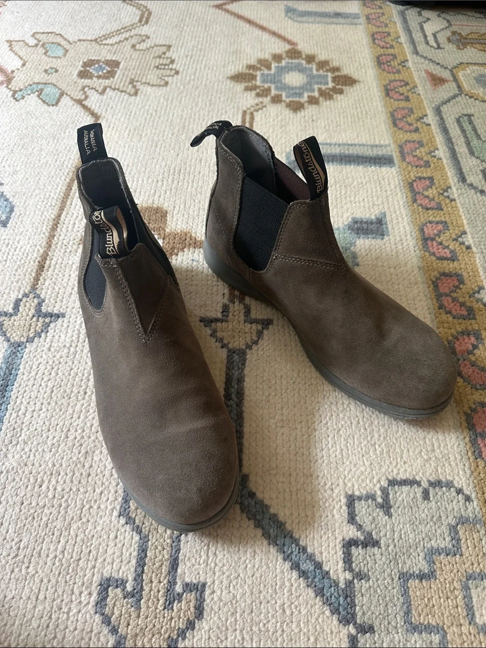 Blundstone Brown Suede Chukka Boots for Men